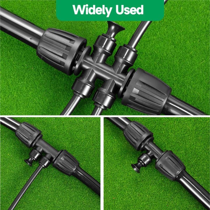 Quick Connect 1/4 Drip Line Plugs for 1/4'' Drip Line Drip Irrigation End Cap Perfect for Drip Irrigation System