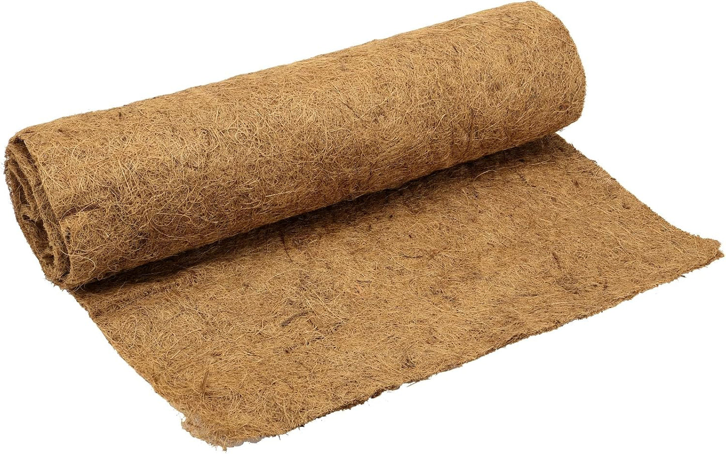 MOUYAT 24 x 79 Inch Large Coco Fiber Roll, Wall Basket Planter Liner Coconut Fiber Mat Coir Liner Sheet for Hanging Baskets, Flowerpot, Garden Decor, Brown